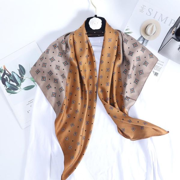 scarves fashion brand classic design satin luxury twill square scarf outdoor shawl silk turban beach wrap women fj539, Blue;gray
scarves fashion brand classic design satin luxury twill square scarf outdoor shawl silk turban beach wrap women fj539, Blue;gray