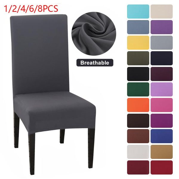 1/2/4/6/8pcs solid color chair cover spandex stretch elastic slipcovers covers for dining room banquet el kitchen
1/2/4/6/8pcs solid color chair cover spandex stretch elastic slipcovers covers for dining room banquet el kitchen