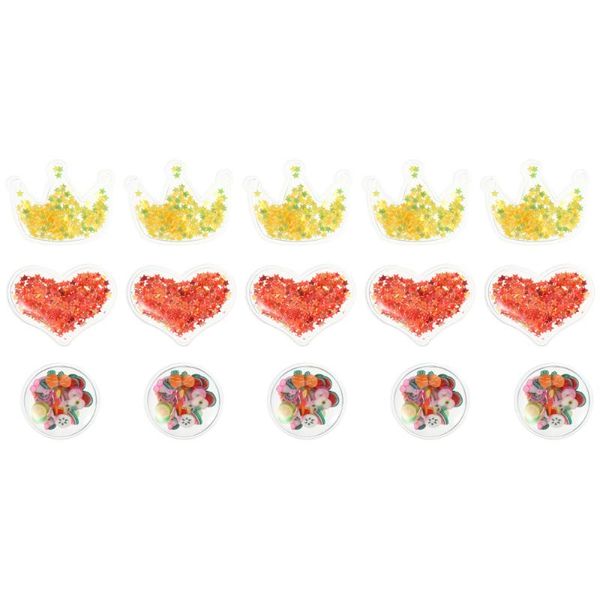 15pcs clear quicksand shaker beautiful sequin hair clips accessories bun maker, Brown
15pcs clear quicksand shaker beautiful sequin hair clips accessories bun maker, Brown