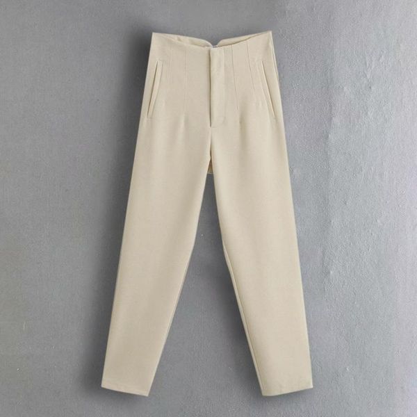 women's leggings women trousers suits high waisted pants fashion office lady beige elegant casual female pencil woman chic, Black
women's leggings women trousers suits high waisted pants fashion office lady beige elegant casual female pencil woman chic, Black