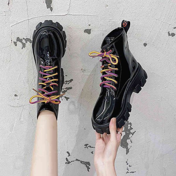 Boots Winter Casual Women Platform Martin Black Thick Bottom Heels Lace Up Military Waterproof Ankle Party Shoes KSKM
Boots Winter Casual Women Platform Martin Black Thick Bottom Heels Lace Up Military Waterproof Ankle Party Shoes KSKM