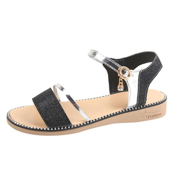 sandals fashion women shoes female summer sequins buckle flat ankle heel anti skidding gladiator leather beach, Black
sandals fashion women shoes female summer sequins buckle flat ankle heel anti skidding gladiator leather beach, Black