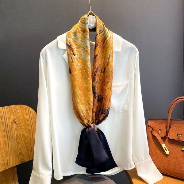 scarves silk scarf women satin neck hair tie band soft neckerchife hijab head female foulard print shawl bandanna handkerchief, Blue;gray
scarves silk scarf women satin neck hair tie band soft neckerchife hijab head female foulard print shawl bandanna handkerchief, Blue;gray