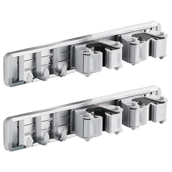 hooks & rails space aluminum rustproof heavy duty universal home organization removable punch-wall mounted with hook storage mop holder
hooks & rails space aluminum rustproof heavy duty universal home organization removable punch-wall mounted with hook storage mop holder