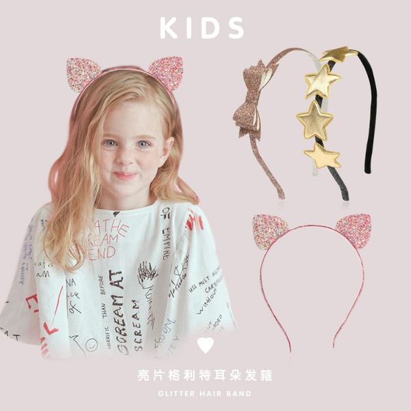 three-dimensional animation cat ear hair band, glitter gretel clip, five-pointed star bow ornaments accessories, Slivery;white
three-dimensional animation cat ear hair band, glitter gretel clip, five-pointed star bow ornaments accessories, Slivery;white