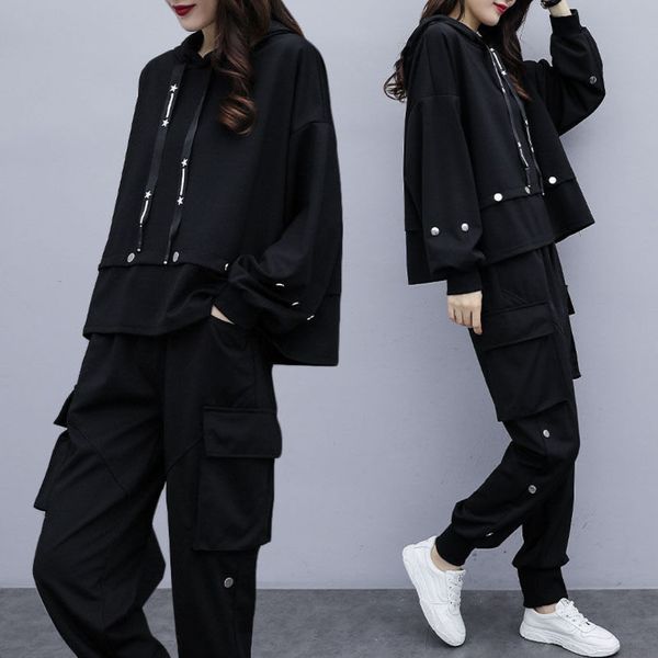 large women's wear fat mm thin two-piece spring and autumn new leisure fashion foreign style age reducing sports sweater suit, Gray
large women's wear fat mm thin two-piece spring and autumn new leisure fashion foreign style age reducing sports sweater suit, Gray