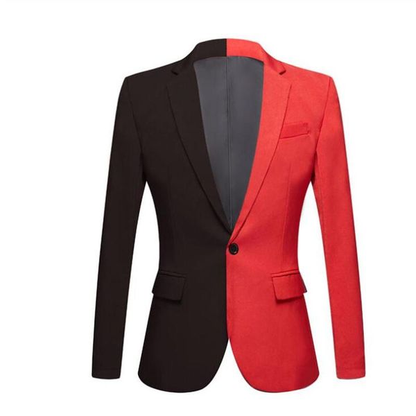 men's suits & blazers suit fashion dress veste homme luxe jacket personality color matching nightclub bar singer performance clothing s, White;black
men's suits & blazers suit fashion dress veste homme luxe jacket personality color matching nightclub bar singer performance clothing s, White;black