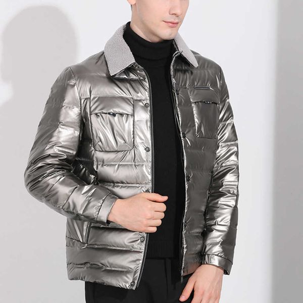 men's white suede cloak, warm and thick coat with fur collar, suitable for leisure business, middle-aged elderly, Black
men's white suede cloak, warm and thick coat with fur collar, suitable for leisure business, middle-aged elderly, Black