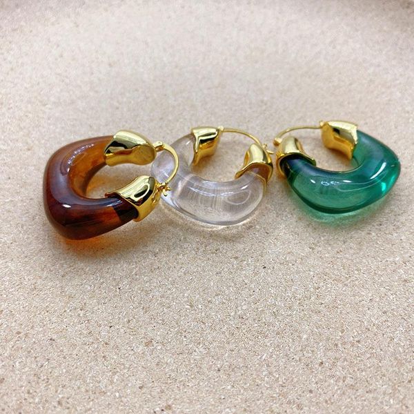 transparent resin earrings hoop genuine gold plated jewelry for women & huggie, Golden;silver
transparent resin earrings hoop genuine gold plated jewelry for women & huggie, Golden;silver