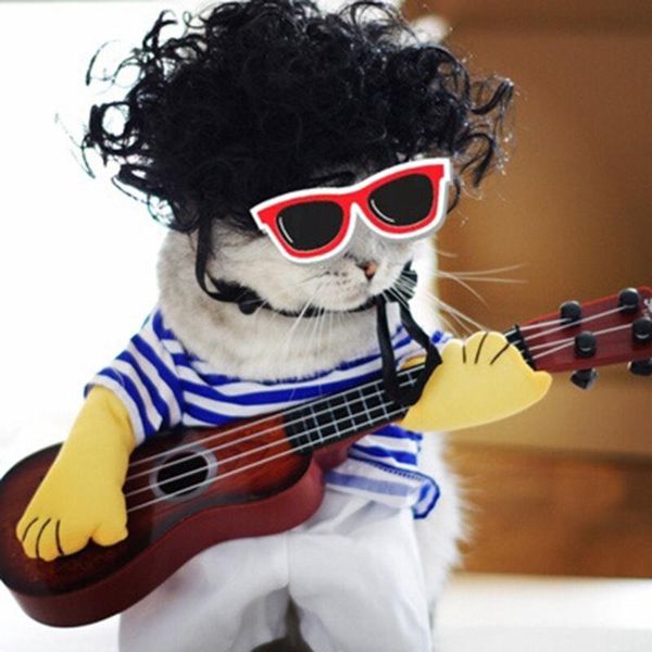 dog apparel dogs play the guitar halloween christmas special events costume novelty funny pet party cosplay outfit clothing #c
dog apparel dogs play the guitar halloween christmas special events costume novelty funny pet party cosplay outfit clothing #c