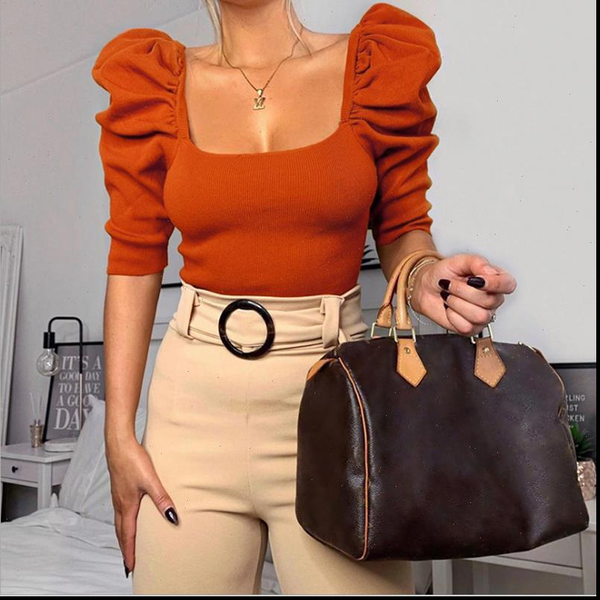 the french court wind womens sweaters pure color five points hubble bubble sleeve square collar t shirt female rib knit, White;black
the french court wind womens sweaters pure color five points hubble bubble sleeve square collar t shirt female rib knit, White;black