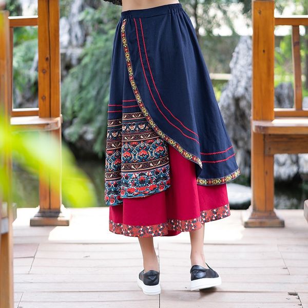 women ethnic skirt 2021 female autumn winter hippie original boho skirts long for women patchwork embroidery midi skirt 12537, Red
women ethnic skirt 2021 female autumn winter hippie original boho skirts long for women patchwork embroidery midi skirt 12537, Red