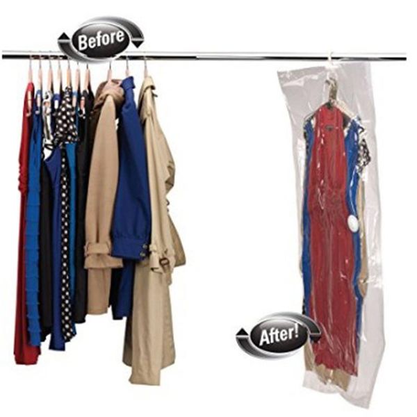 wardrobe clothing storage bag transparent vacuum dusty compression with hook foldable hanging bags
wardrobe clothing storage bag transparent vacuum dusty compression with hook foldable hanging bags