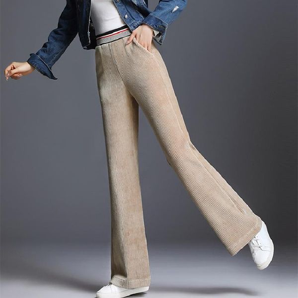women's pants & capris slim corduroy female speaker girl comfortable soft trousers lady simplicity high quality, Black;white
women's pants & capris slim corduroy female speaker girl comfortable soft trousers lady simplicity high quality, Black;white