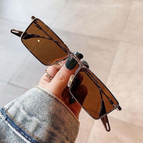 sunglasses fashion alloy small square for women gradient black sun glasses vintage trend eyewear classic shade, White;black
sunglasses fashion alloy small square for women gradient black sun glasses vintage trend eyewear classic shade, White;black