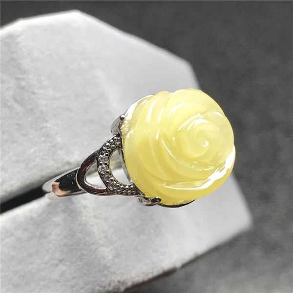 cluster rings 12.5mm natural flower carved yellow amber ring jewelry for woman man crystal beads silver stone fashion adjustable, Golden;silver
cluster rings 12.5mm natural flower carved yellow amber ring jewelry for woman man crystal beads silver stone fashion adjustable, Golden;silver