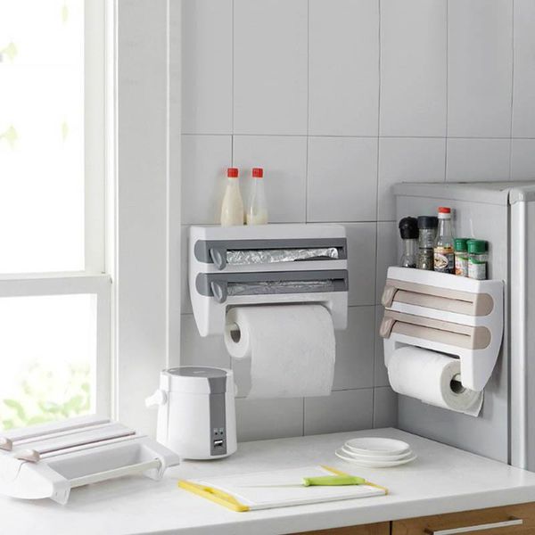 tin foil paper holder sauce bottle shelf portable kitchen organizer 1 pc multifunction plastic wrap cutting storage & organization
tin foil paper holder sauce bottle shelf portable kitchen organizer 1 pc multifunction plastic wrap cutting storage & organization