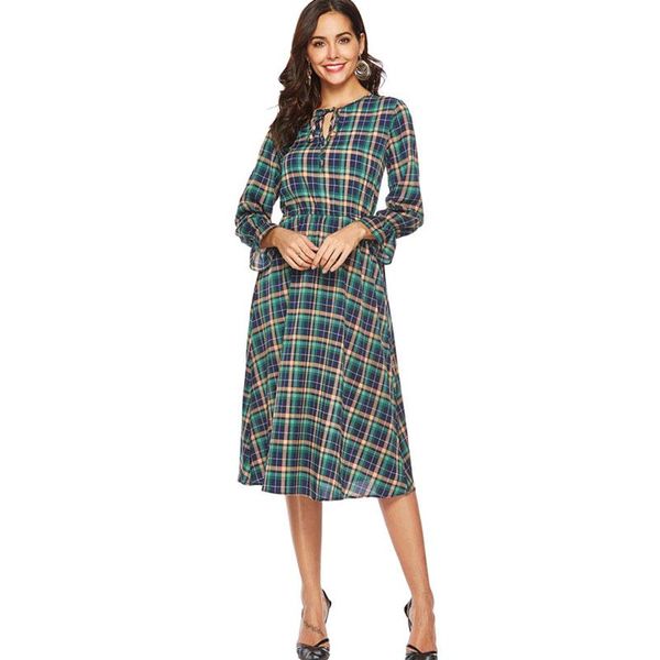 casual dresses volocean 2021 dress women bow autumn plaid fashion winter female, Black;gray
casual dresses volocean 2021 dress women bow autumn plaid fashion winter female, Black;gray