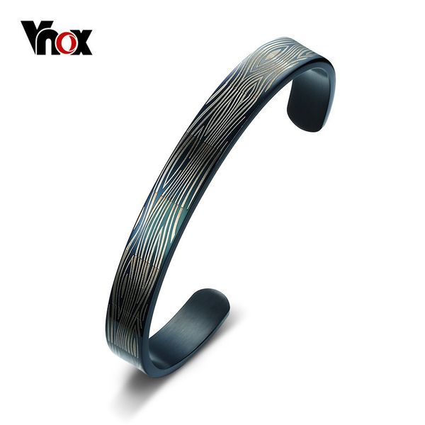 cuff bangle bracelet men cool punk 9mm wide black stainless steel male bracelet jewelry, White
cuff bangle bracelet men cool punk 9mm wide black stainless steel male bracelet jewelry, White