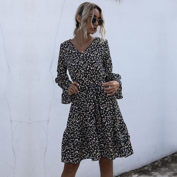 casual dresses vintage floral women butterfly sleeve high waist chiffon print bandage knee length for 1o77, Black;gray
casual dresses vintage floral women butterfly sleeve high waist chiffon print bandage knee length for 1o77, Black;gray