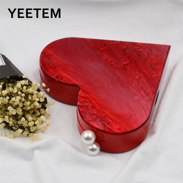 evening bags boolar pearl buckle heart-shaped acrylic banquet bag luxury women's fashion one-shoulder messenger ladies satchels
evening bags boolar pearl buckle heart-shaped acrylic banquet bag luxury women's fashion one-shoulder messenger ladies satchels