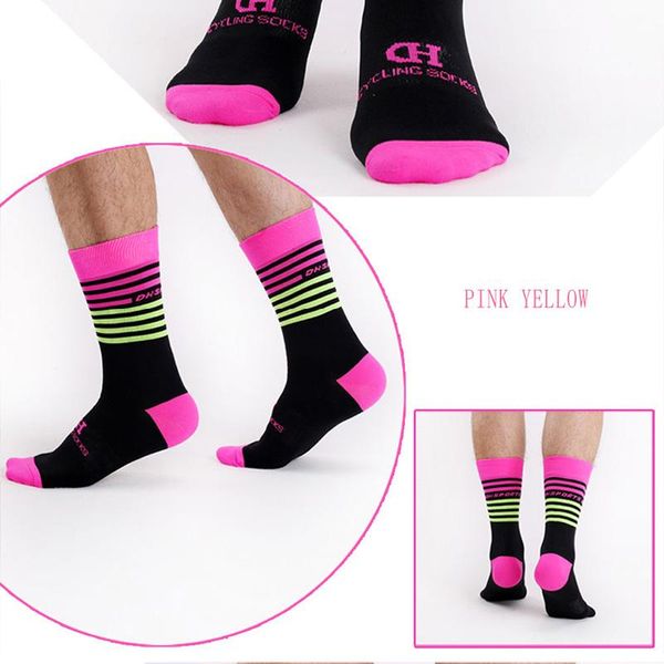 men's socks professional cycling breathable high cool tall mountain bike outdoor sport compression, Black
men's socks professional cycling breathable high cool tall mountain bike outdoor sport compression, Black