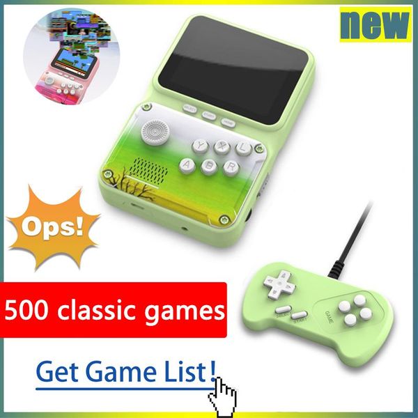 game controllers & joysticks video consoles 500 retro games in 1 av out two player gamepads rechargeable battery portable players for kids g
game controllers & joysticks video consoles 500 retro games in 1 av out two player gamepads rechargeable battery portable players for kids g