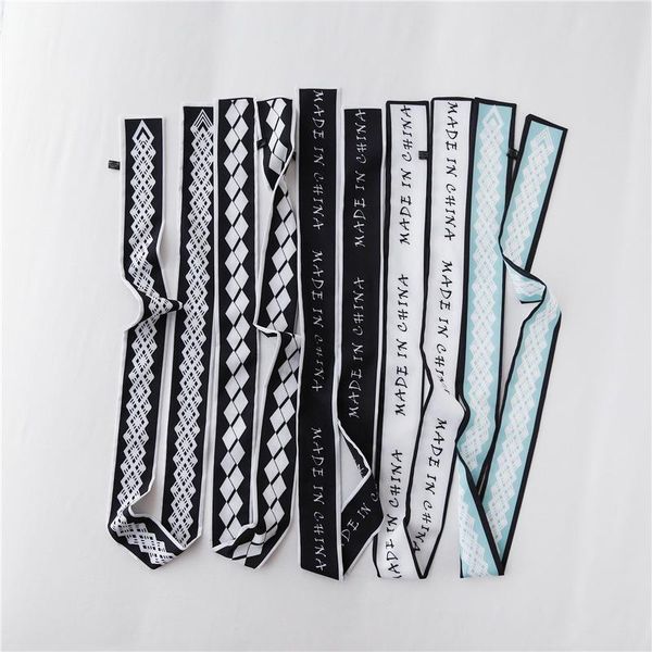 scarves ins letter simple brand long bag scarf print women silk small female hair handbag hijab bandana pashmina foulard femme, Blue;gray
scarves ins letter simple brand long bag scarf print women silk small female hair handbag hijab bandana pashmina foulard femme, Blue;gray