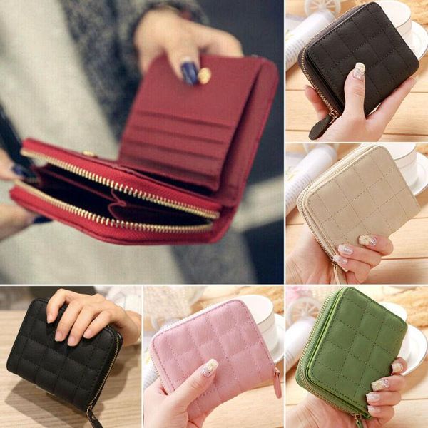 wallets women ladies wallet pu leather zip coin purse clutch small mini card holder autumn fashion solid bags, Red;black
wallets women ladies wallet pu leather zip coin purse clutch small mini card holder autumn fashion solid bags, Red;black