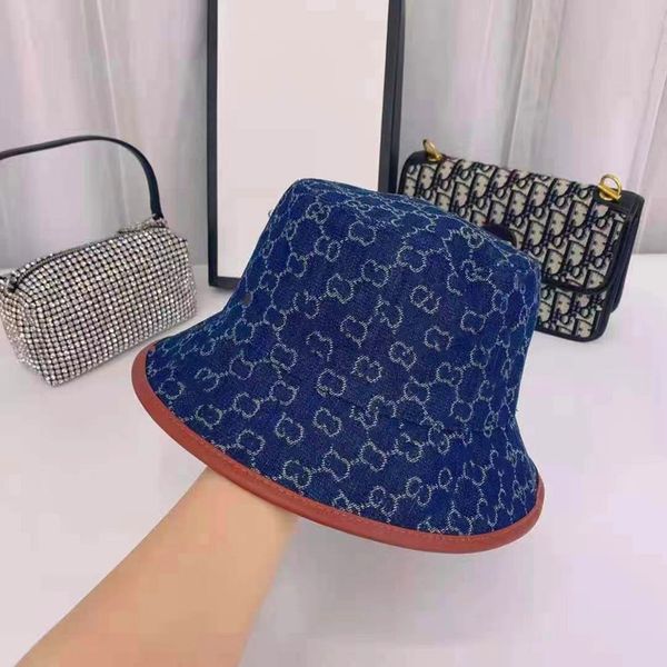 2021 oblique designers bucket hat for women hats and caps patchwork washed denim buckets solid wide brim cotton beach double-sided wear fish, Blue;gray
2021 oblique designers bucket hat for women hats and caps patchwork washed denim buckets solid wide brim cotton beach double-sided wear fish, Blue;gray