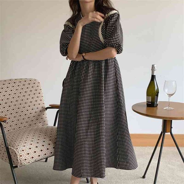 casual dresses 2021 black stylish summer polka dots vintage loose french slim femme prom sweet chic a-line vestidos long wv99, Black;gray
casual dresses 2021 black stylish summer polka dots vintage loose french slim femme prom sweet chic a-line vestidos long wv99, Black;gray