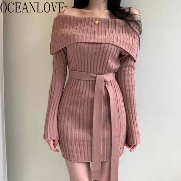 off shoulder mini woman dress solid bandage knitted korean spring femme robes slim retro vestidos 19651 210415, Black;gray
off shoulder mini woman dress solid bandage knitted korean spring femme robes slim retro vestidos 19651 210415, Black;gray