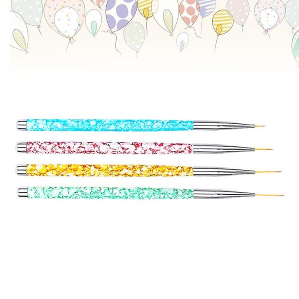 nail brushes 4pcs art liner brush professional drawing pringting set for design, Yellow
nail brushes 4pcs art liner brush professional drawing pringting set for design, Yellow