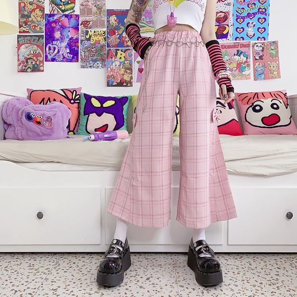 women's pants & capris japanese original sufeng bow sweet soft girl plaid cute laurie wide leg high waist flare trousers pant women, Black;white
women's pants & capris japanese original sufeng bow sweet soft girl plaid cute laurie wide leg high waist flare trousers pant women, Black;white