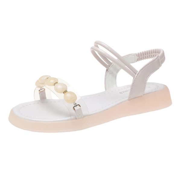 ladies sandals casual simple fashion all-match open-toe vamp beaded decoration elegant outdoor trifle bottom women's, Black
ladies sandals casual simple fashion all-match open-toe vamp beaded decoration elegant outdoor trifle bottom women's, Black