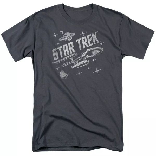 star trek through space tv show t-shirt sizes s-3x new, White;black
star trek through space tv show t-shirt sizes s-3x new, White;black