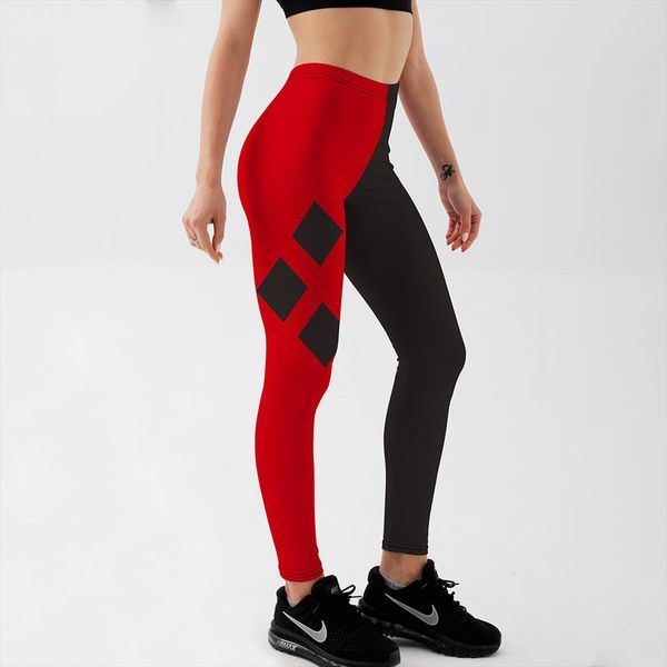arrival fashion red womens legging and black milk supernova digital printed pants drop