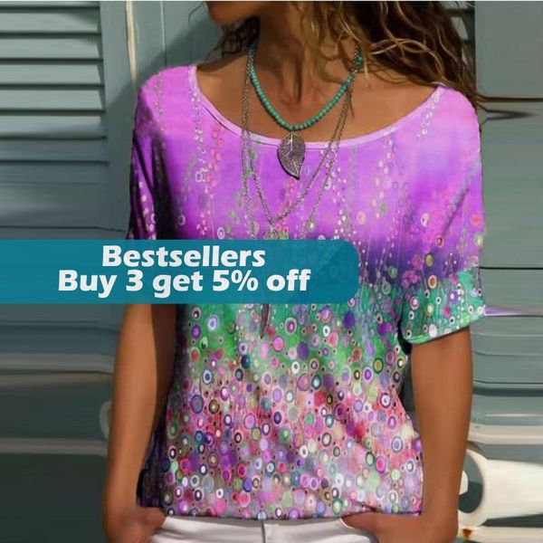 women's t-shirt gradient print plus size summer short sleeve t-shirts round neck pullover oversized for women, White
women's t-shirt gradient print plus size summer short sleeve t-shirts round neck pullover oversized for women, White