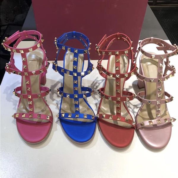 brand design 9.5cm women fashion leather high sandals summer shoes ladies heels rivets stud fmwol, Black
brand design 9.5cm women fashion leather high sandals summer shoes ladies heels rivets stud fmwol, Black