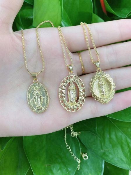 pendant necklaces 5pcs/lot manufacturer jewelry custom religion guadalupe and milagrose pendants, Silver
pendant necklaces 5pcs/lot manufacturer jewelry custom religion guadalupe and milagrose pendants, Silver