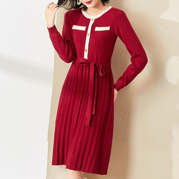 designer runway fashion long sleeve color block knit sweater dress women vestidos autumn winter clothes casual dresses, Black;gray
designer runway fashion long sleeve color block knit sweater dress women vestidos autumn winter clothes casual dresses, Black;gray