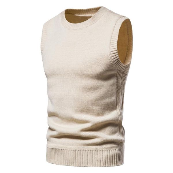 men's vests autumn winter 2021 solid color thickened sweater vest, Black;white
men's vests autumn winter 2021 solid color thickened sweater vest, Black;white
