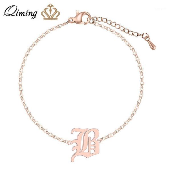 link, chain qiming rose gold link bracelet for women ladies simple jewelry letter b name alphabet initial stainless steel bracelets1, Black
link, chain qiming rose gold link bracelet for women ladies simple jewelry letter b name alphabet initial stainless steel bracelets1, Black