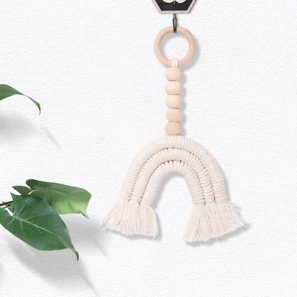 children's room rainbow solid wood ring ornaments garland tassel wooden beads string ins nordic baby decor toy shower gift decorative o 
children's room rainbow solid wood ring ornaments garland tassel wooden beads string ins nordic baby decor toy shower gift decorative o