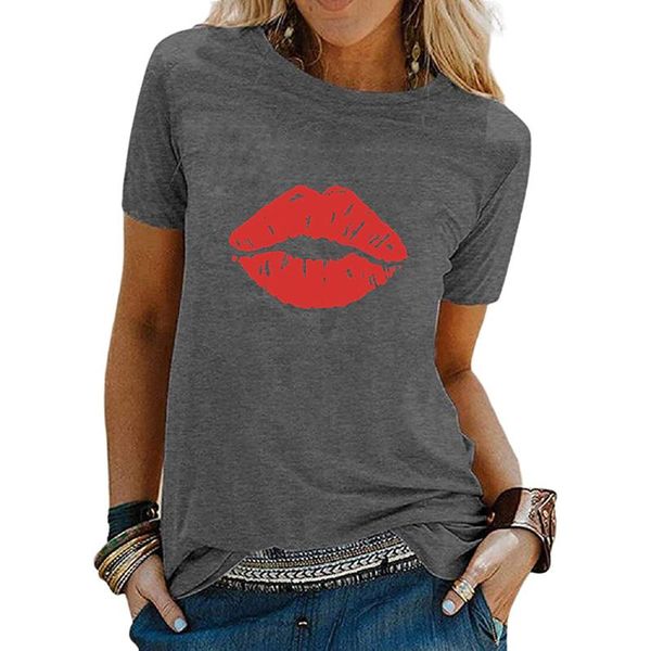 fashion women's casual red lip t-shirt short sleeve t-shirts 2021 creativity o-neck lips print loose t-shirt,drop ship #t2p, White
fashion women's casual red lip t-shirt short sleeve t-shirts 2021 creativity o-neck lips print loose t-shirt,drop ship #t2p, White