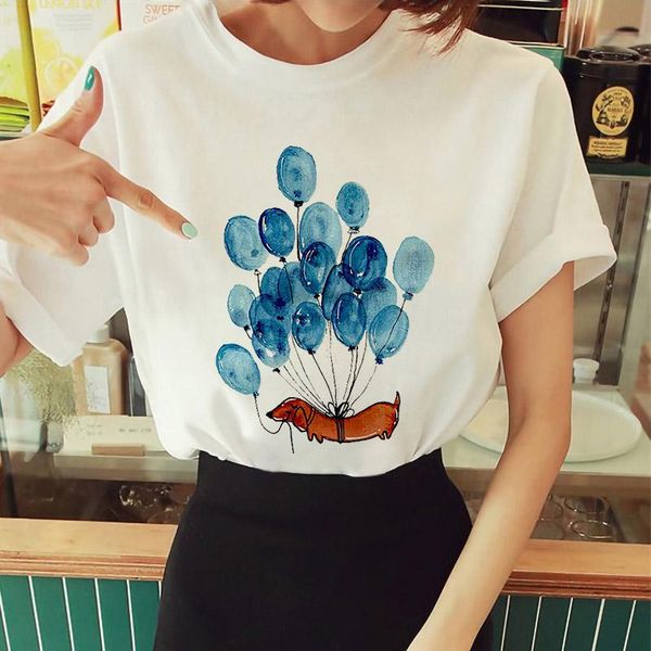 women's t-shirt puppy kawaii cartoon print summer o-neck short sleeve simple casual white 90s hipster graphic t shirts
women's t-shirt puppy kawaii cartoon print summer o-neck short sleeve simple casual white 90s hipster graphic t shirts