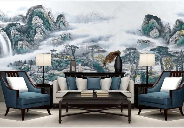 3d wallpaper custom mural po chinese style hand-painted green mountain ink landscape wall murals paper for walls 3 d wallpapers
3d wallpaper custom mural po chinese style hand-painted green mountain ink landscape wall murals paper for walls 3 d wallpapers