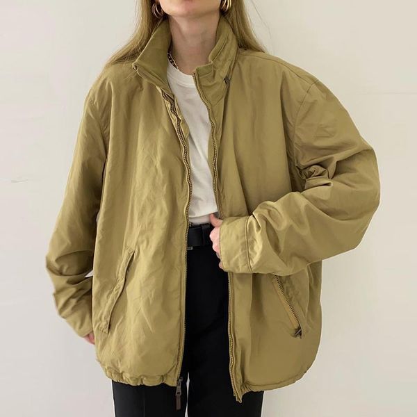 women's jackets b-toto american retro brown short stand collar jacket female trendy ins loose spring and autumn 2021 fashion, Black;brown
women's jackets b-toto american retro brown short stand collar jacket female trendy ins loose spring and autumn 2021 fashion, Black;brown