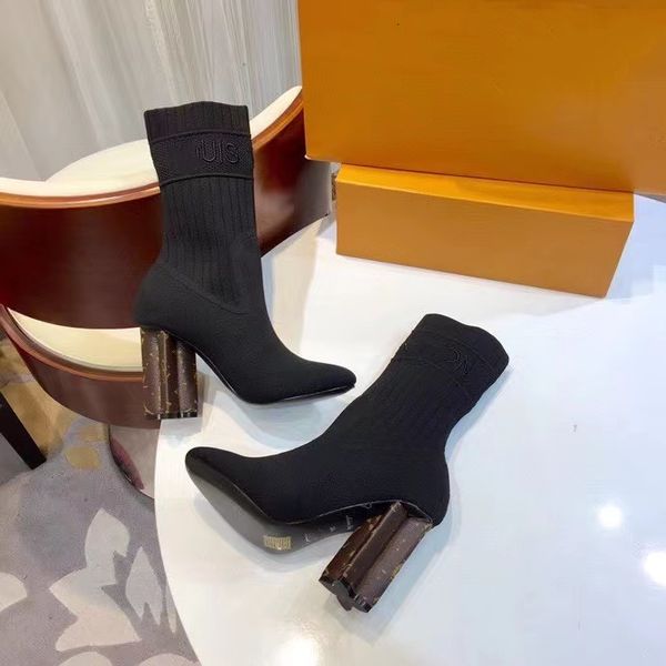 women's shoes ankle boots famous brand nmd lulu af1 tn 2021 autumn 97 winter new british elastic boot middle tube letter knitting thick, Black
women's shoes ankle boots famous brand nmd lulu af1 tn 2021 autumn 97 winter new british elastic boot middle tube letter knitting thick, Black