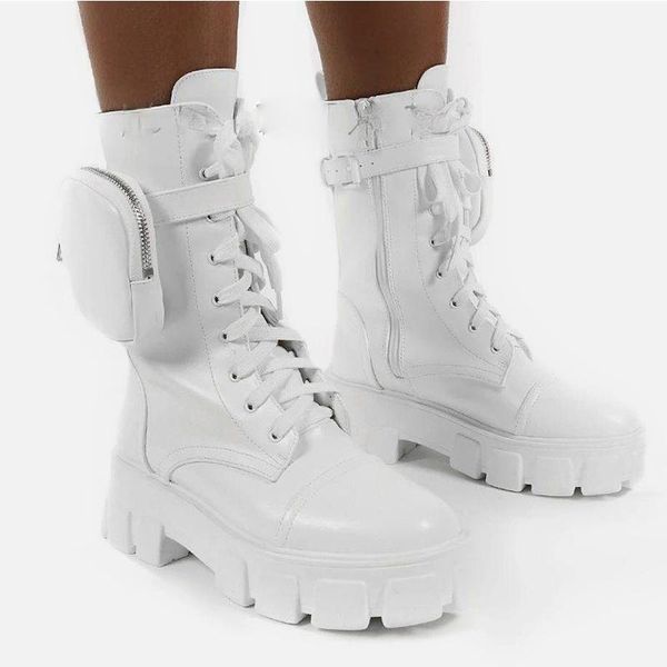 boots women fashion chunky with pocket platform lace up ankle female punk sole pouch heels botas mujer, Black
boots women fashion chunky with pocket platform lace up ankle female punk sole pouch heels botas mujer, Black